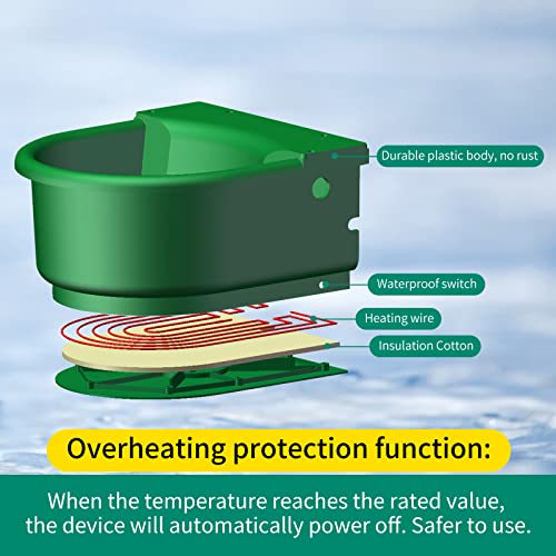 Automatic Heated Waterer Bowl for Dogs &Livestock