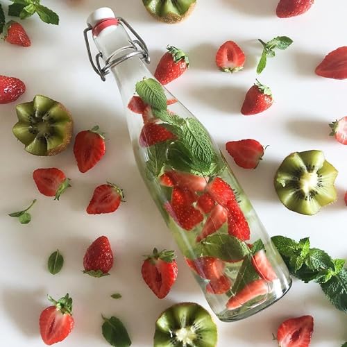 French Glass Swing Top Bottles (3 Count)