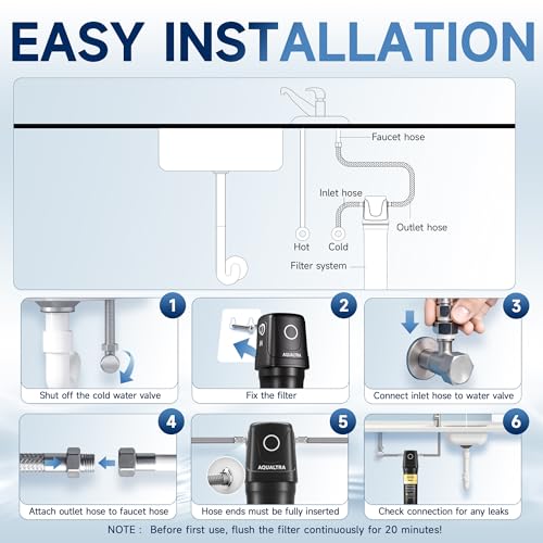 USF01 BK Under Sink Water Filter System