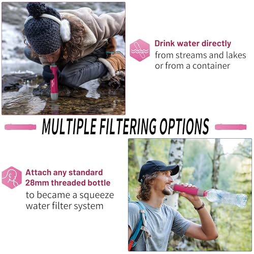 Emergency Water Filter Straw for Survival