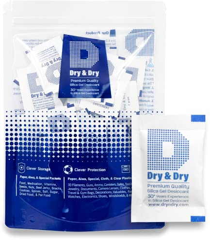 2 Gram [150 Packets] Food Grade Silica Gel Packs Desiccant Packs