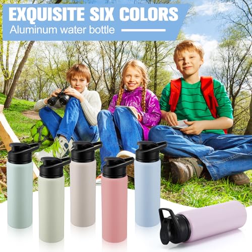 Aluminum Water Bottle Bulk (24 Count)