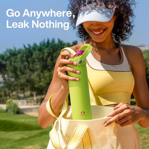 Insulated Water Bottle with Straw Stainless Steel Water Bottle