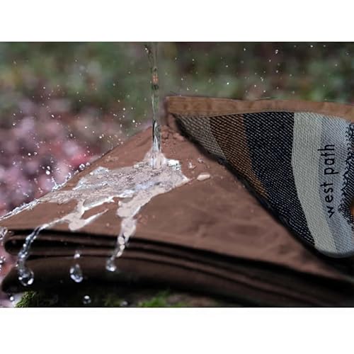 Waxed Canvas Camping Blanket & Bedroll