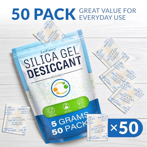 Silica Gel Packets 5 Gram (60 Count)