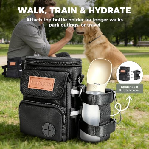Dog Walking & Training Bag with Water Bottle Holder