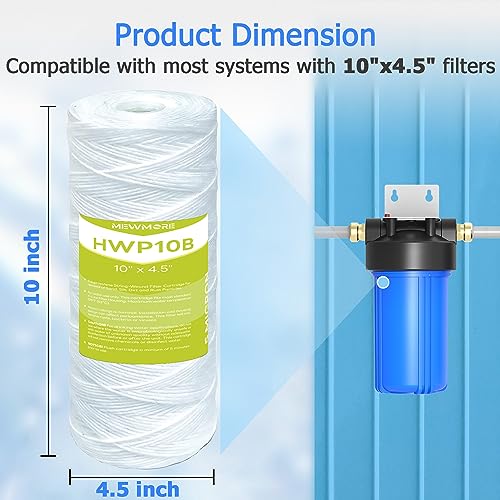 5 Micron Whole House Water Filter Cartridge (4 Count)