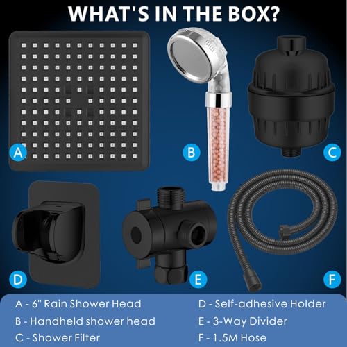 Filtered Shower Head Set