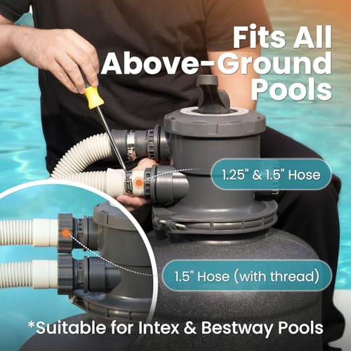 19in Sand Filter System with 6