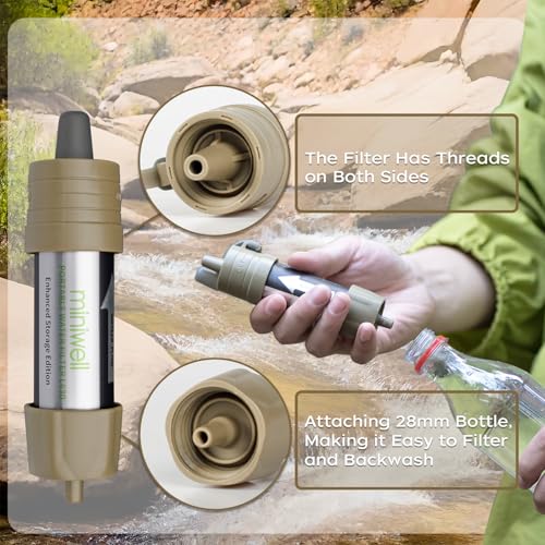 L630 Portable Water Filter with Upgraded Vacuum Packaging