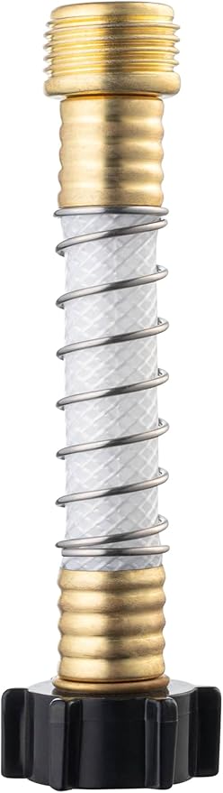 Mist 40043 Replacement for Camco RV Inline Water Filter 40043, 40013, 40041, with Flexible Hose Protector. Reduces Bad Taste, Odors, Chlorine, Lead and Sediment, 3 Pack