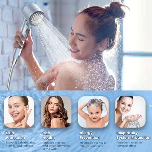 Filtered Shower Head with Handheld