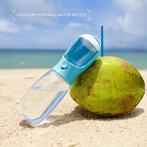 Dog Water Bottle with Food Container