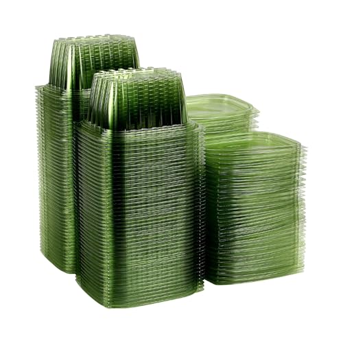 Compostable 16oz Rectangular Deli Containers With Lids (100 Count)
