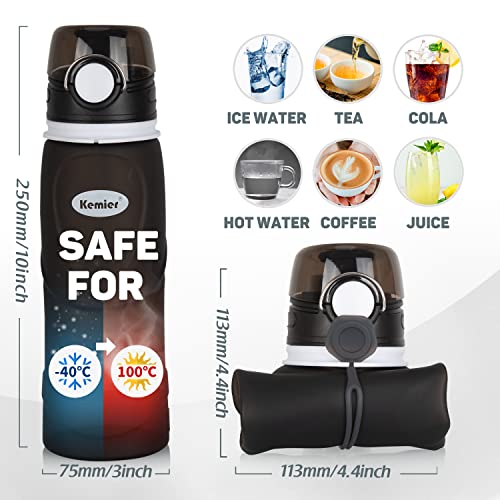 Collapsible Silicone Water Bottles