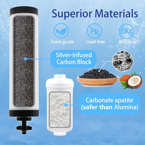 Upgraded】Renami Filters Replacement for Berkey® BB9 (4 Count)