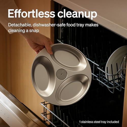 Automatic Cat Feeder Wet Food with Stainless Steel Bowl