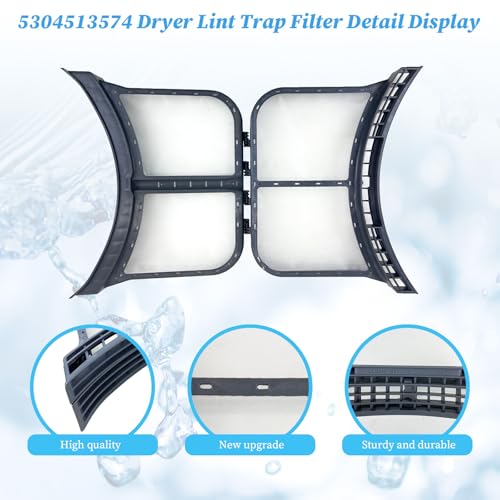 2026 Upgrade 5304513574 Dryer Lint Trap Filter Screen Compatible with Electrolux