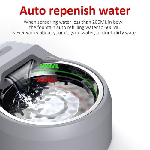 Dog Fountain Auto Filling Dog Water Dispenser