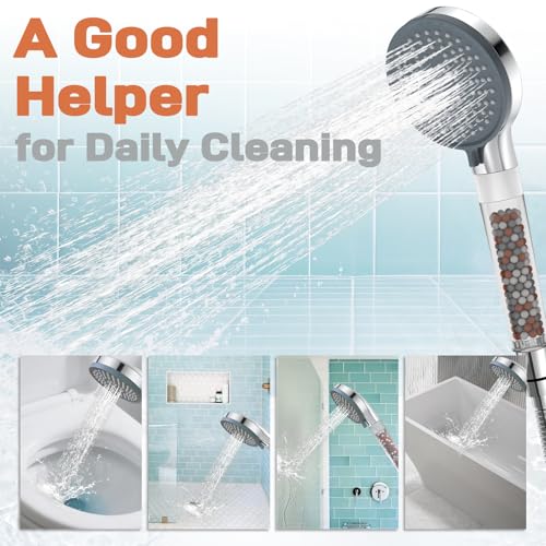 Filtered Shower Head with 71 Inch Hose (6 Count)