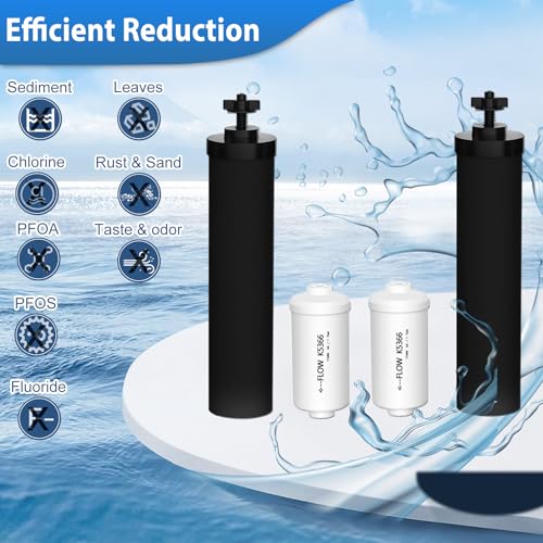 Gravity Water Filters for Berkey Water Filter Replacement (2 Count)