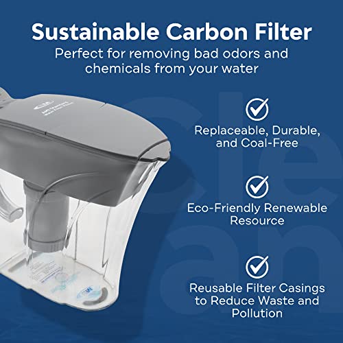 AMI Water Pitcher with Filter for Tap Water