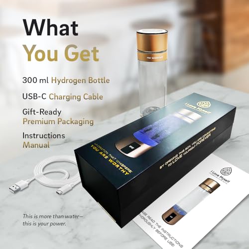 Portable Hydrogen Water Bottle Generator