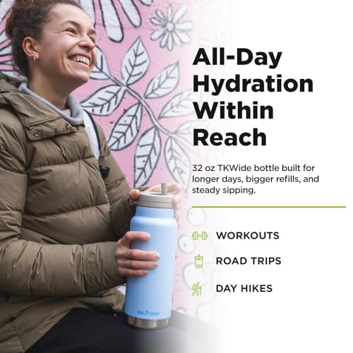 32oz TKWide Insulated Water Bottle with Twist Cap
