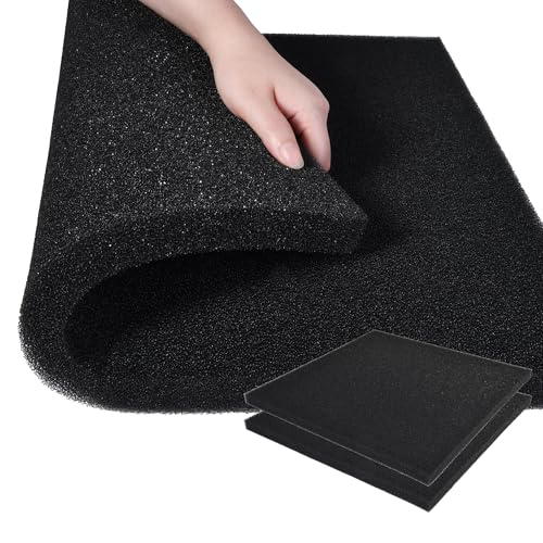2 Pack Aquarium Bio Filter Sponge Pad 20"x20"x1" (2 Count)