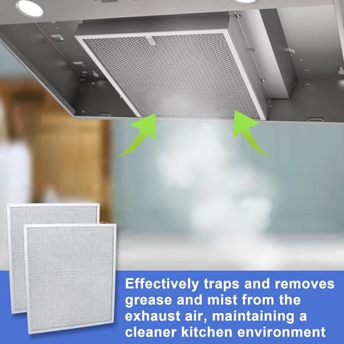 S99010430 002 Aluminum Range Hood Filter 2 Pack