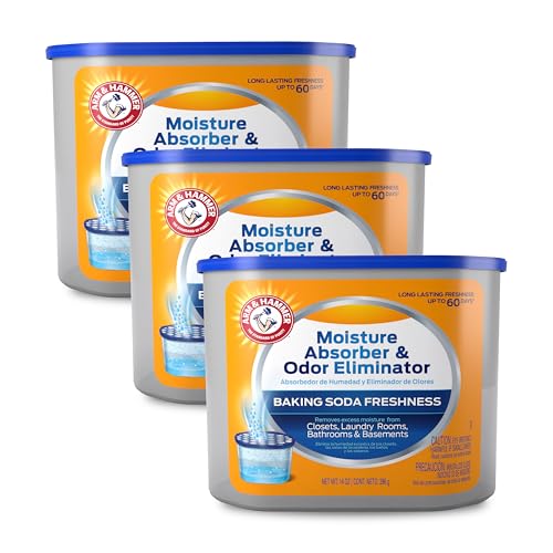 Fragrance Free Refillable Moisture Absorber and Odor Eliminator 14 oz. Tub (42 Ounce)