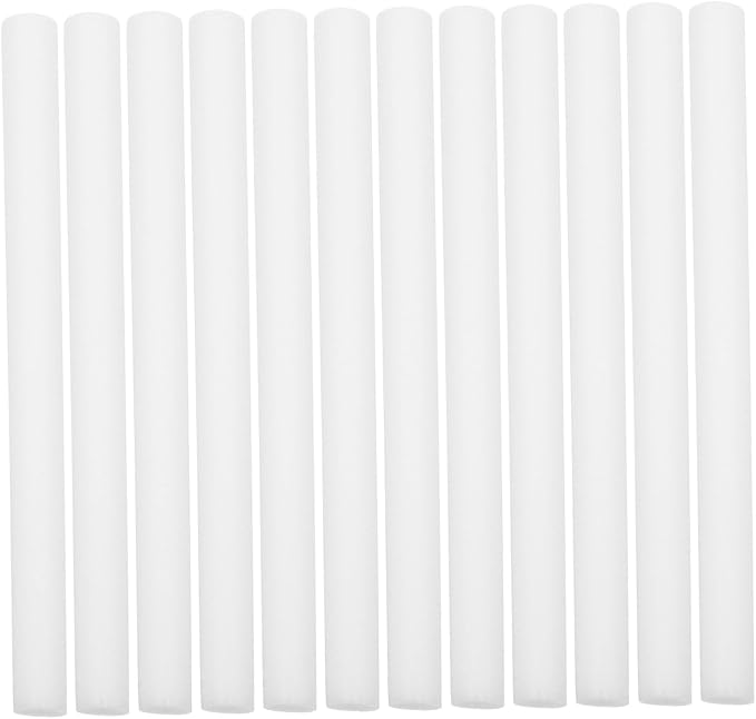 50pcs White Diffuser Sticks for Humidifiers 8x100mm Aromatherapy Replacement Sticks Essential Oil Diffusing for Home and Car Fragrance - AquaVibe