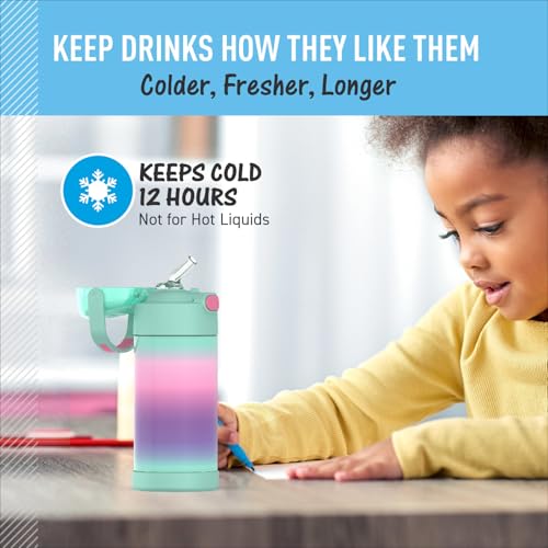 FUNTAINER Water Bottle with Straw