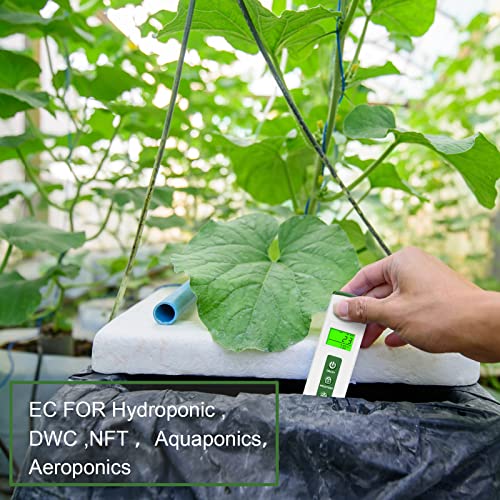 pH Meter Water TDS Tester Combo Pool pH Tester EC Test Hydroponics