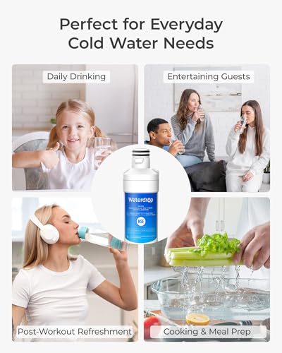 LT1000PC Refrigerator Water Filter and Air Filter (4 Count)