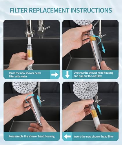 Shower Filter for Handheld Shower Head