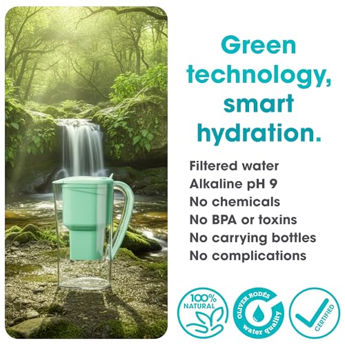 Alkaline Water Filter Pitcher Removes Fluoride