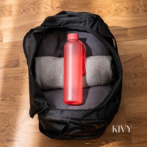 Slim Water Bottle 32oz [Lightweight & Shatterproof]