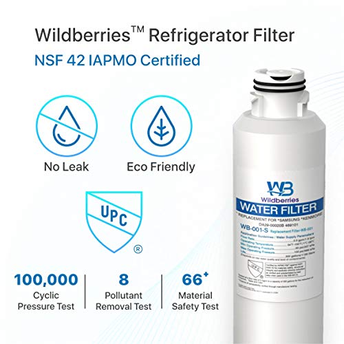 RS25J500DSR AA Replacement for Samsung Refrigerator Water Filter Compatible with Samsung RS25J500DSR (2 Count)