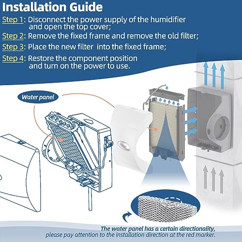 10 Humidifier Filter Pad Water Panel for Aprilaire 110 220 500 550 558 Part
