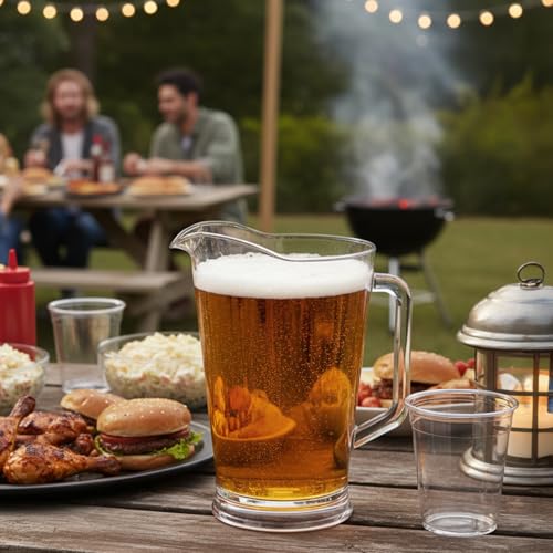 64oz Bistro Clear Pitcher (2 Count)
