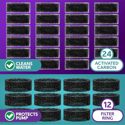 Glass Pet Fountain Filter Replacement Set
