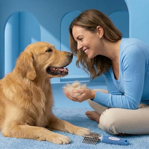 Poodle Dematting Fur Rake Comb Brush for Dogs and Cats