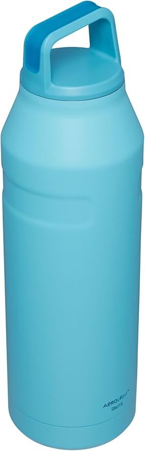 Stanley IceFlow Cap and Carry Water Bottle | Wide Mouth Twist Lid | Lightweight & Leakproof for Travel & Sports | Insulated Stainless Steel | BPA-Free