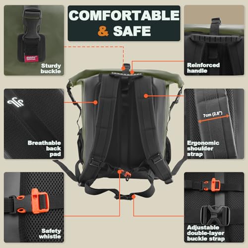 Waterproof Backpack Dry Bag 25L