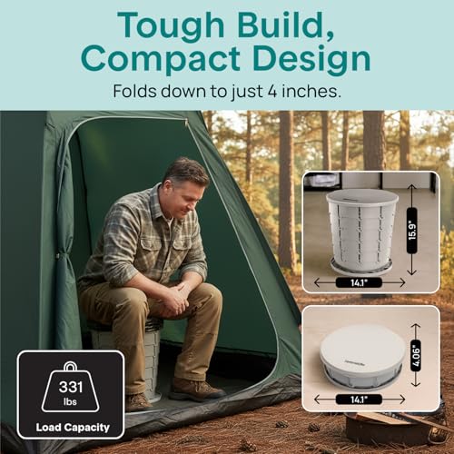 Foldable Toilet Seat for Camping