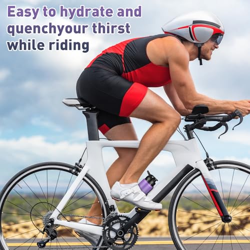10 Pack Aluminum Water Bottles Bulk 17oz Dark Blue (10 Count)