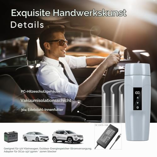 Smart Car Electric Kettle 350ml