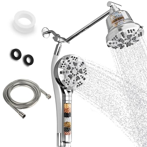 Dual Filtered Shower Head Combo