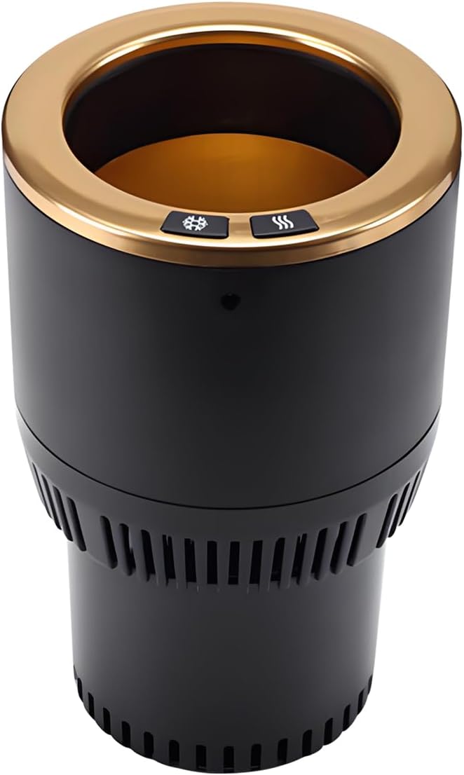 2-in-1 Car Cup Cooler Warmer Smart Temperature Control Travel Coffee Car Cup Holder， Smart Car Tumbler Holder Suitable for Coffee, Baby Bottles, Water, Tea, Drinks